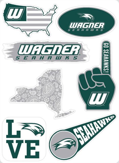 Wagner College 7.5'' x 7.5'' Sticker Sheet